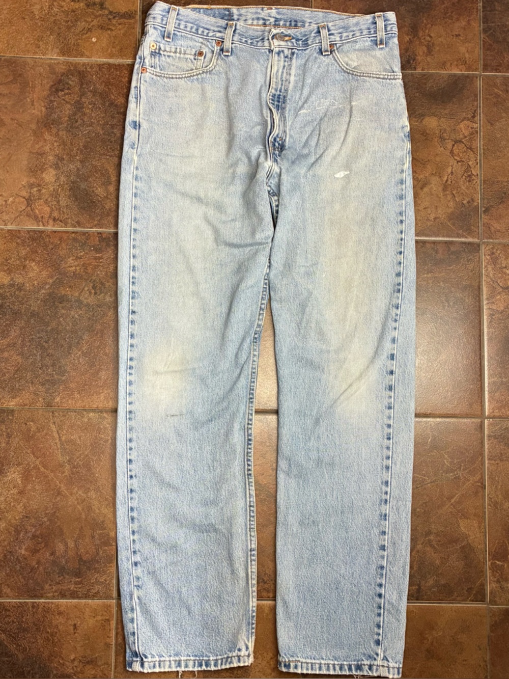 Levi's 505 USA Made Light Wash Men's W36 Jeans